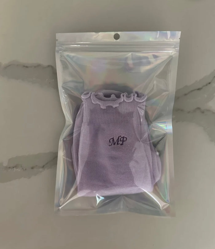 Custom initial grip socks