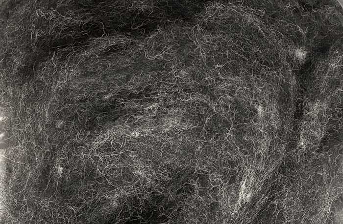 Dark Charcoal Carded Irish Wool - Cushendale Woollen Mills
