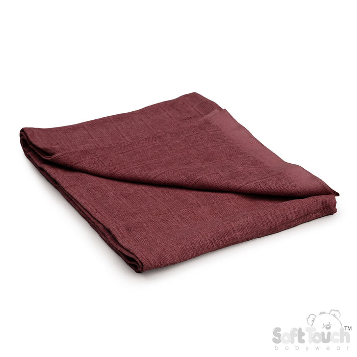 Deco Rose Muslin Squares (PK6) MS01-DR