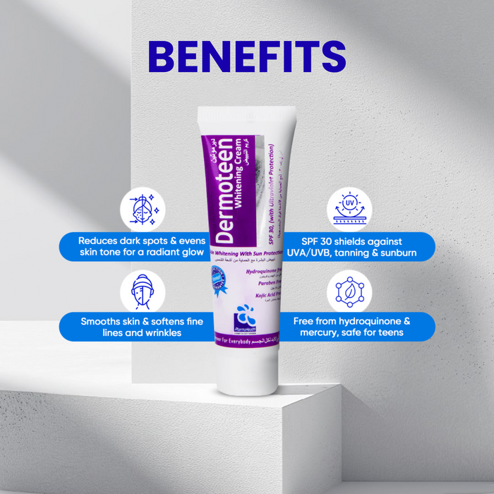 Dermoteen Cream ( Make skin glowing, fair, radiant & smooth )