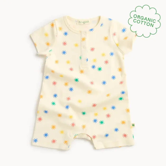 Dinky - Rainbow Sunshine Short Sleeve baby Playsuit - Baby & Children's One-Pieces