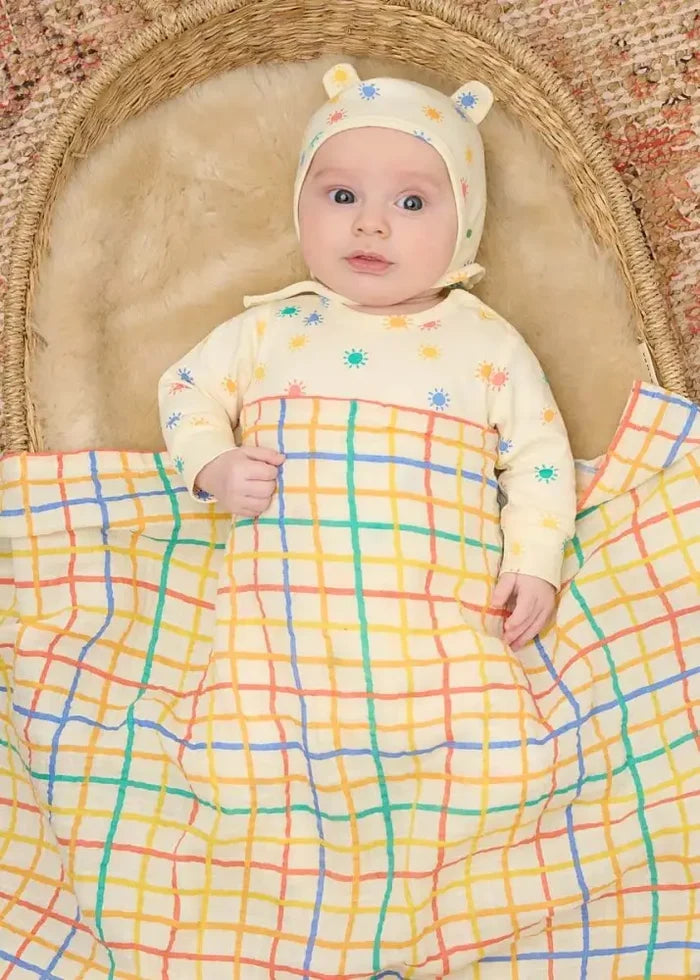 Dreamy - Rainbow Sunshine Organic Baby Playsuit - Baby & Children's One-Pieces