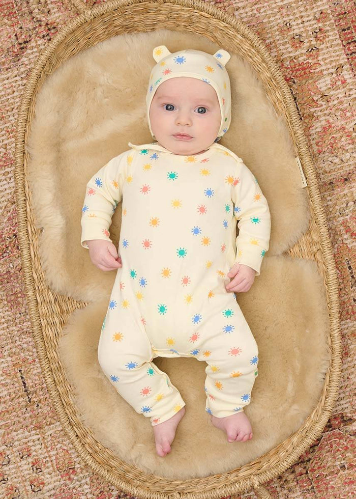 Dreamy & Ditto Set - Baby Playsuit & Muslin Swaddle Blanket Gift Box - Baby Gift Sets