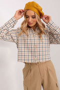 Elegant Beret with Delicate Antenna yellow one-size-fits-all - Berets