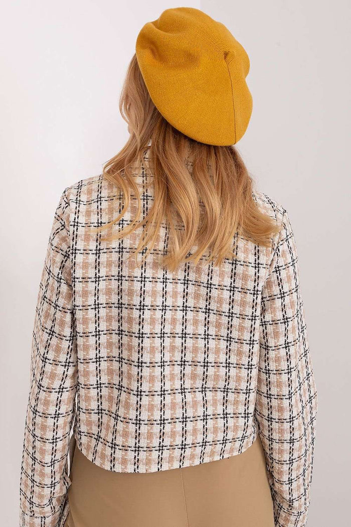 Elegant Beret with Delicate Antenna - Berets