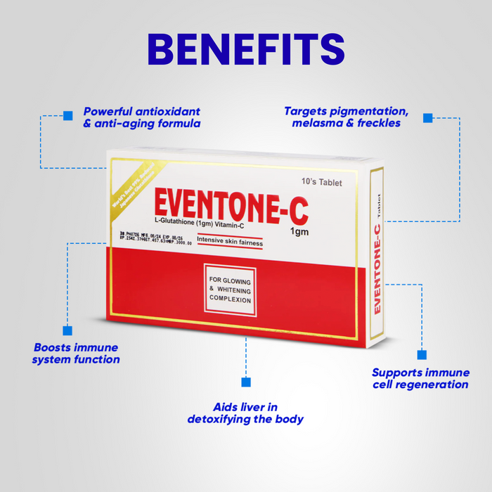 Eventone C Tablets ( Minimizes fine lines, wrinkles, and pores )