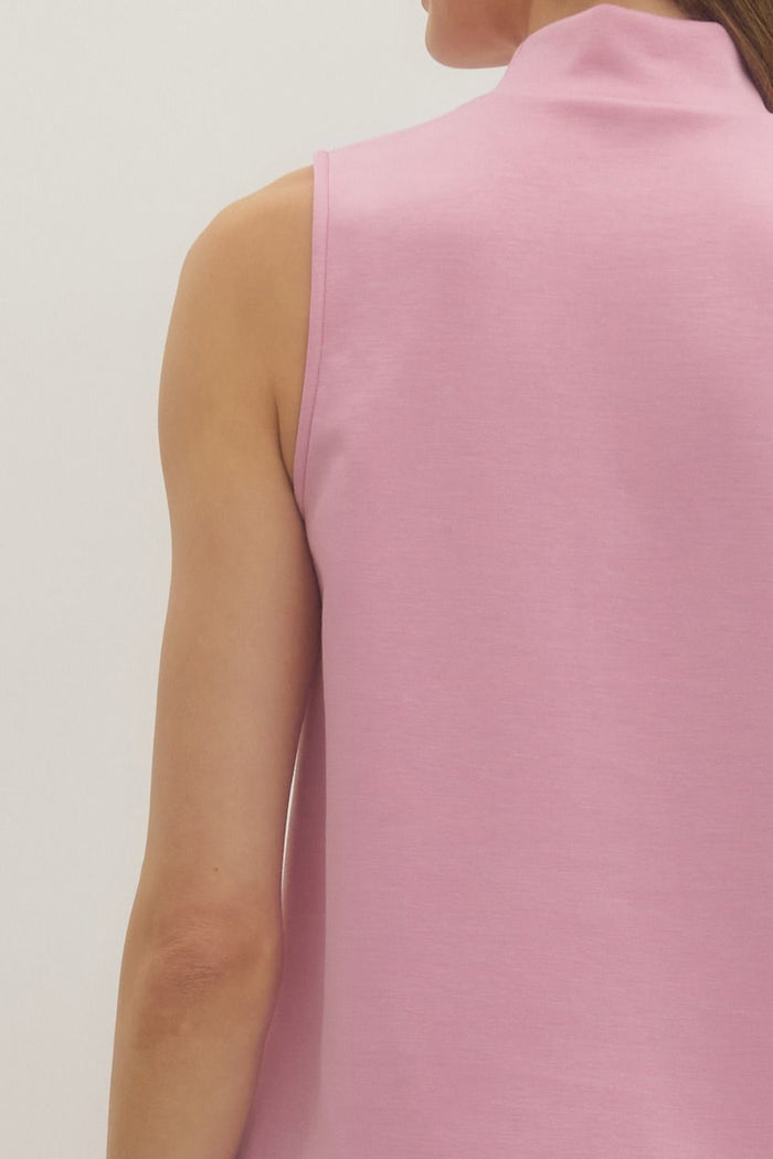 Every Day Moments Knit Set Sleeveless Top - Pink