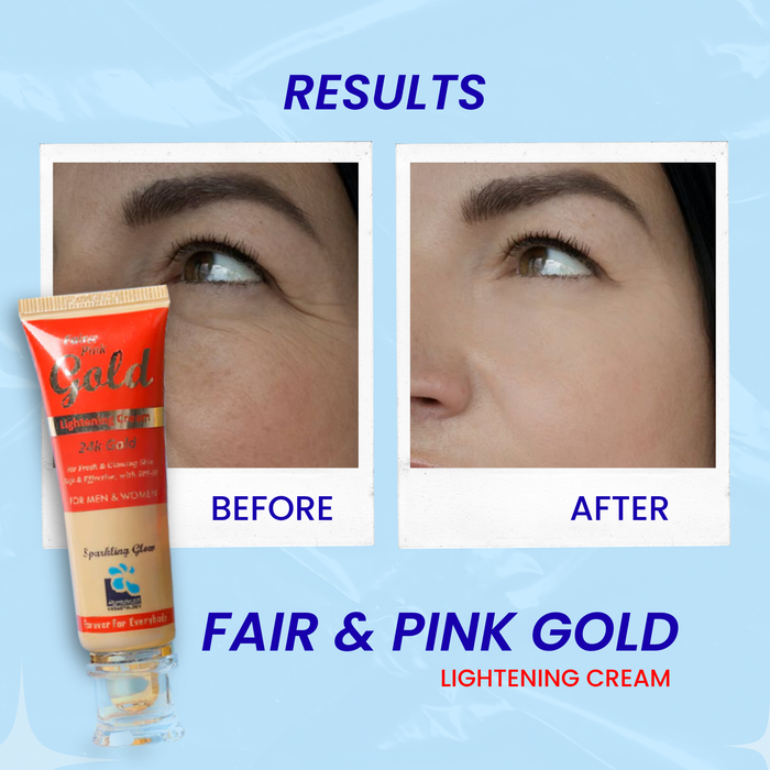 Fair & Pink Gold Cream ( Improves blood circulation, and stops early aging, wrinkles and tanning )