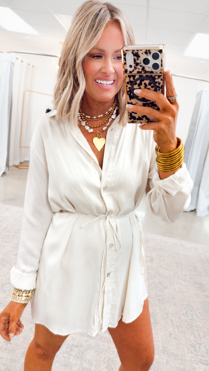-FINAL SALE- Soleil Darling Romper-Cream
