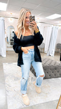 -FINAL SALE- The Olivia Ribbed Open-Front Cardigan