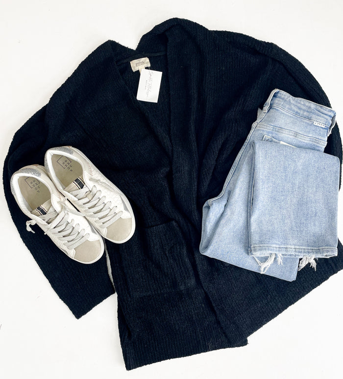 -FINAL SALE- The Olivia Ribbed Open-Front Cardigan