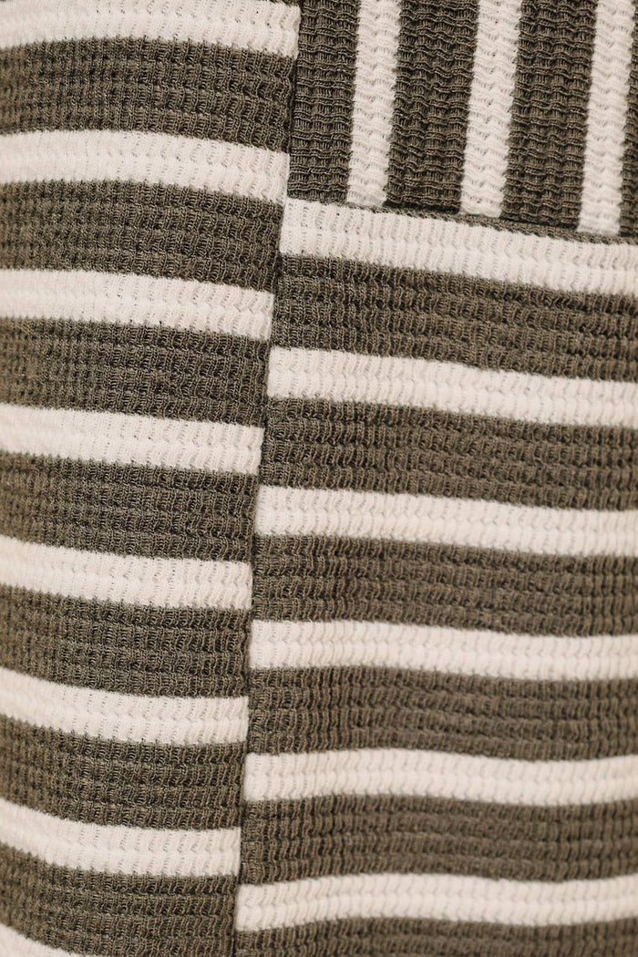 First Pick Olive Stripe Parachute Pant