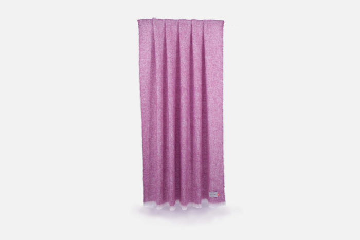 Foxglove Mooneen Mohair Throw Blanket - Cushendale Woollen Mills