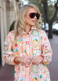 long sleeve shirt dress fruit basket Karlie clothes spring