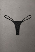 G-String Satin Black – Size S | Archive Sample