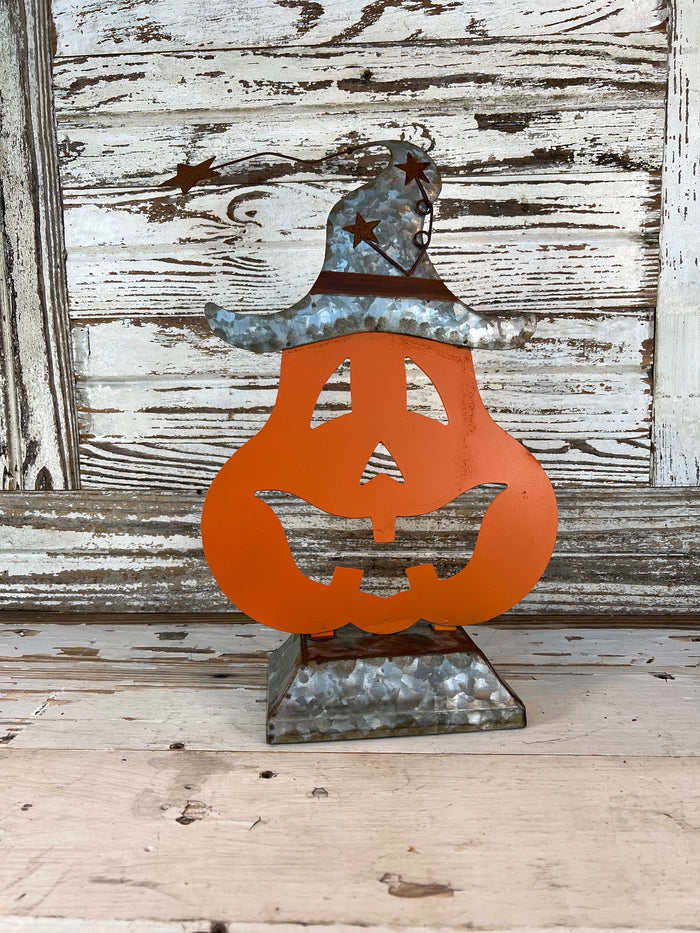 Galvanized Decorative Pumpkin