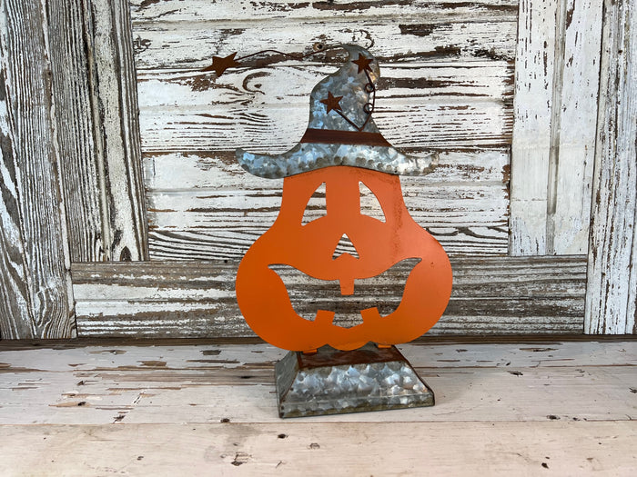 Galvanized Decorative Pumpkin