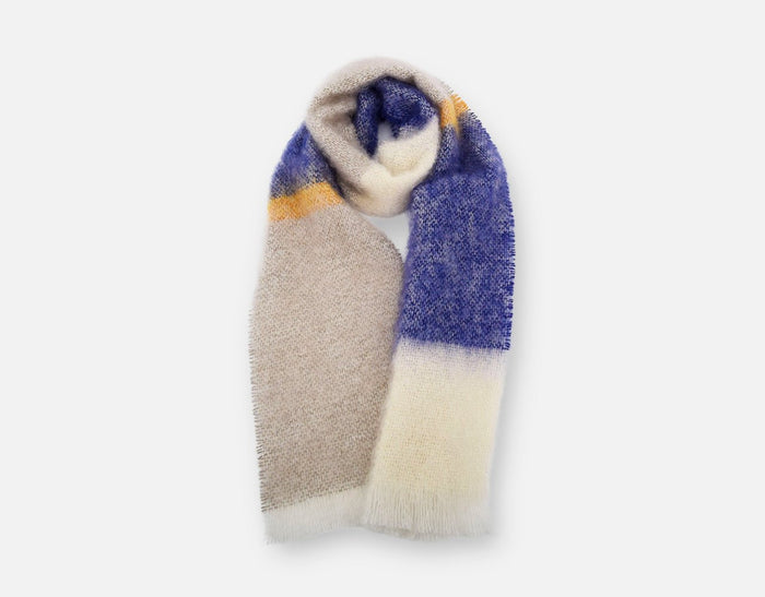Gentian Silare Mohair XScarf - Cushendale Woollen Mills