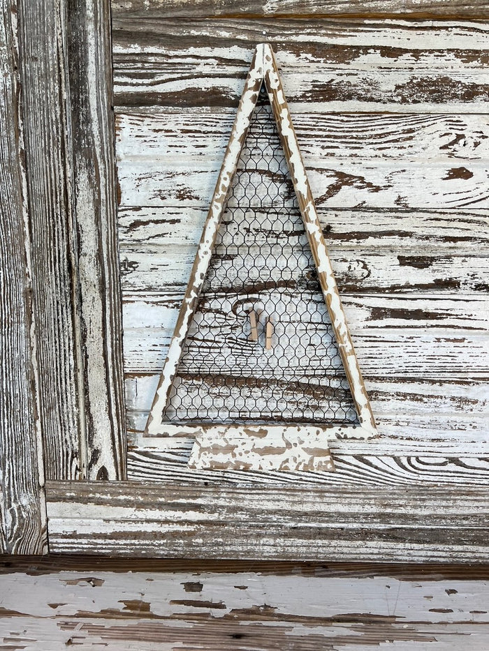 Hanging Christmas Tree Card Holder
