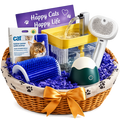 Happy Paws Premium Cat Care Gift Basket – Complete Grooming & Wellness Kit for Cats