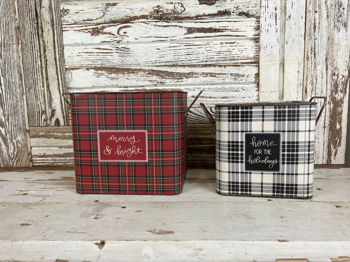 Home For The Holidays Bin Set