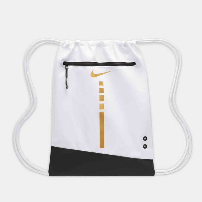 Full view of the Nike Hoops Elite Drawstring Bag.