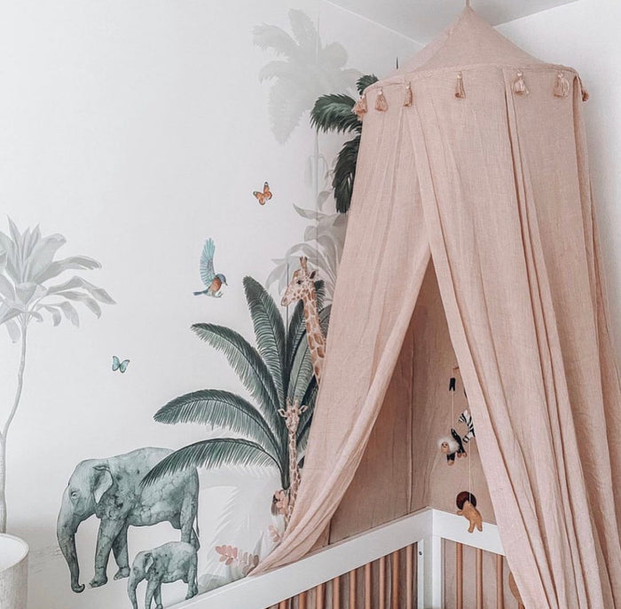 Jabadabado - Bed Canopy - Dusty Pink - Mabel & Fox