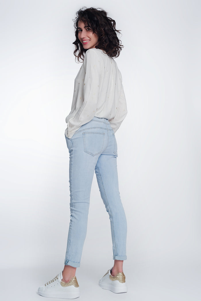 Jogger jeans in lightwash - Denim