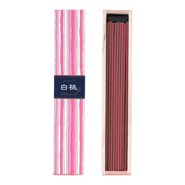 KAYURAGI - White Peach 40 sticks