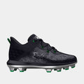 Side view of UA Harper 8 Kids Baseball Cleats.