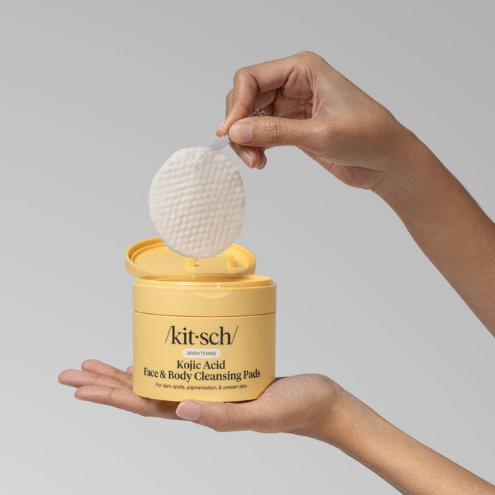 Kitsch Kojic Acid Face & Body Cleansing Pads - 50 Cotton Pads