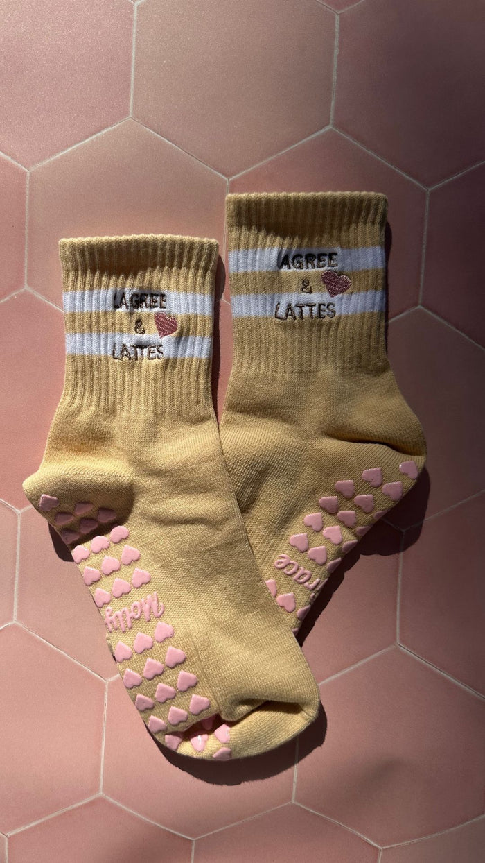 Fitness studio grip socks