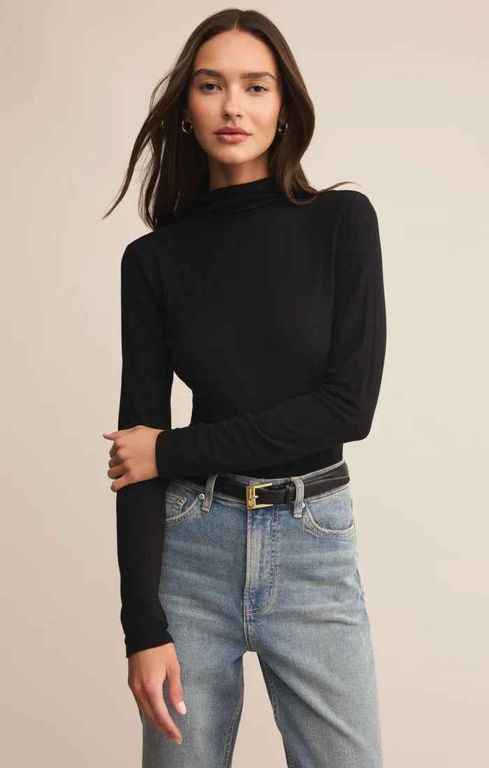 Lira Second Skin Top - Black