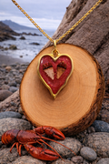 Lobster Notch Necklace heart