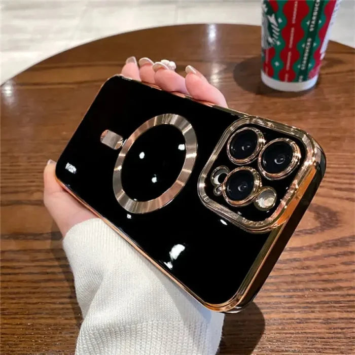 For iPhone 14 Plus / Black Magnetic Case / China