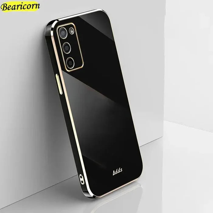 a black and gold case for the samsung s9