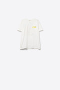 Made in Italy white t-shirt with Lemon graphic - top