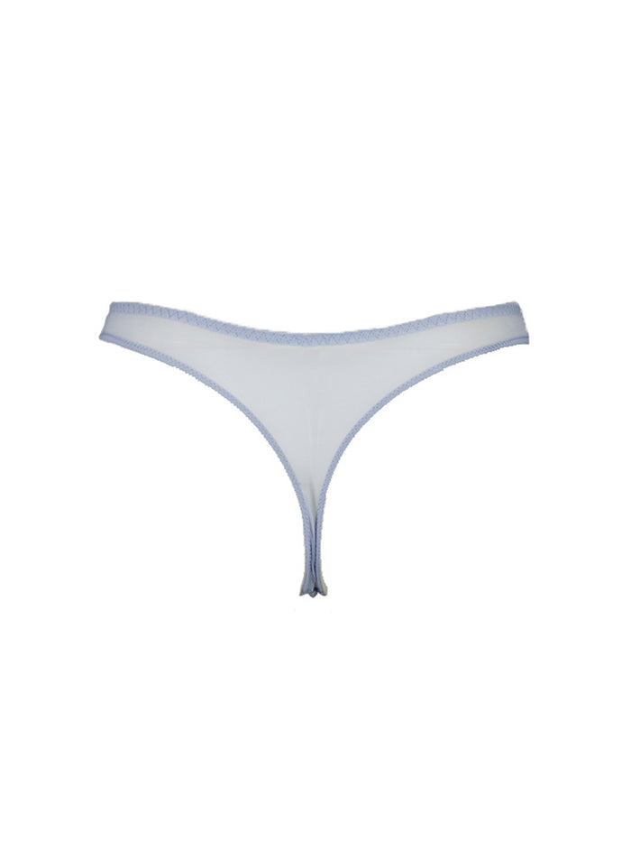 Maia Lace G-String Powder Blue