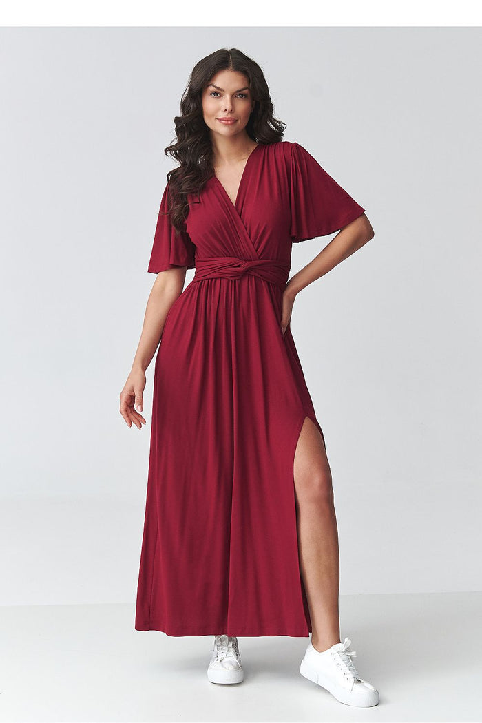 Makadamia Stylish Brown Maxi Dress for Everyday Wear - Dresses