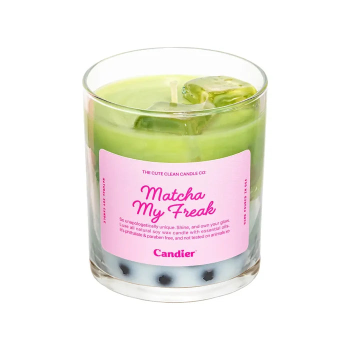 Matcha My Freak Hand-Poured Soy Jar Filled Candle Home Decor