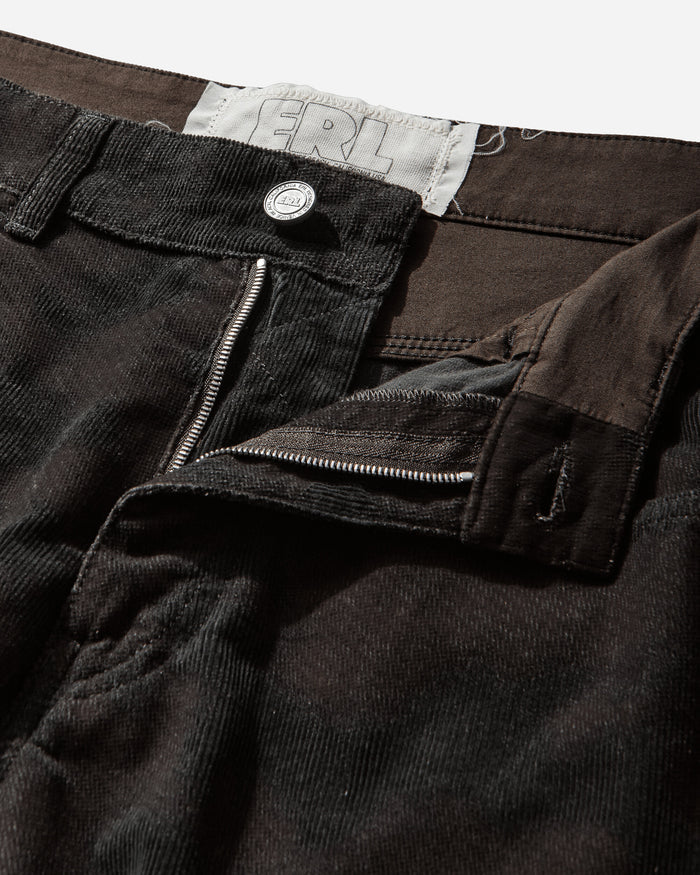 ERL Unisex Corduroy Pants Woven Brown Pants Casual ERL12P013 1
