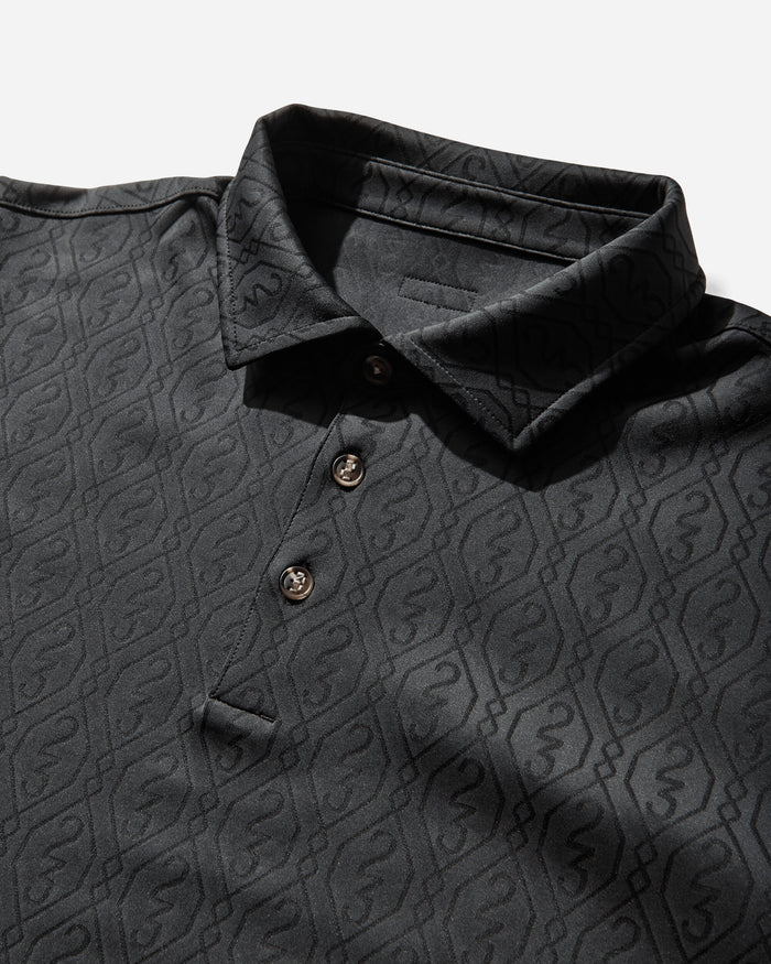 Nike Jordan Jordan Sport Men's Golf Jacquard Polo Black/Black T-Shirts Polo IF2922-010