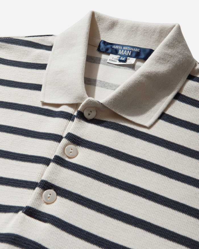 Junya Watanabe MAN Men'S T-Shirt Ntrl/Navy T-Shirts Polo WQ-T007-S26 1