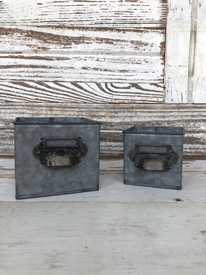 Metal Bin Drawer Box Set