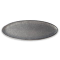 METAL INCENSE PLATE -  Oval Silver