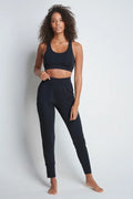 Micro Modal Yoga Trousers Black - Women's Trousers / Leggings