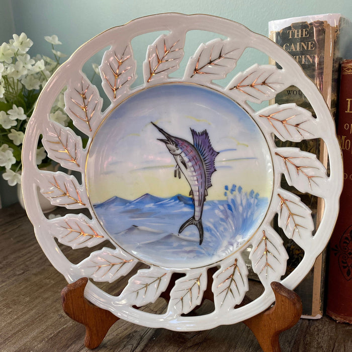 Mid Century Marlin Wall Plate at Duckwells