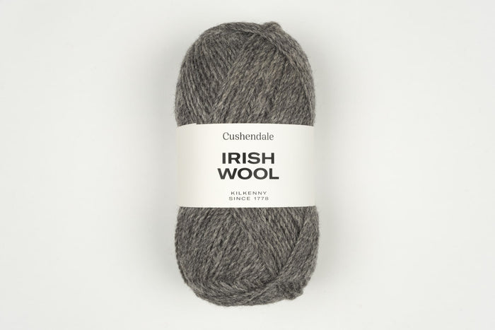 Mid Charcoal Irish Wool DK Yarn - Cushendale Woollen Mills