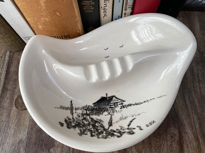 Midcentury Alaska Ceramic Ashtray at Duckwells