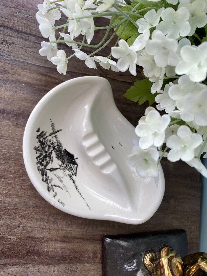 Midcentury Alaska Ceramic Ashtray at Duckwells